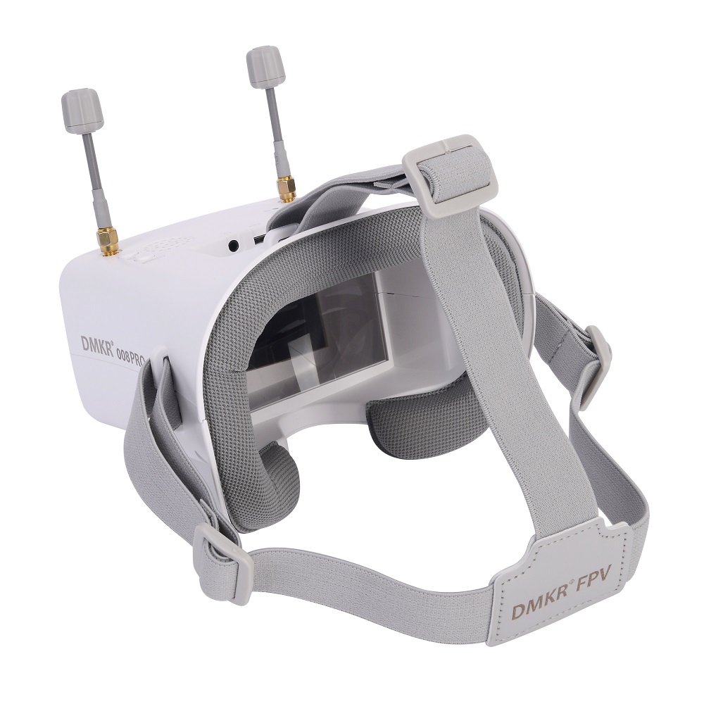 Okulary FPV 008D PRO Białe z D – Drone Racing Goggles recenzja i cena