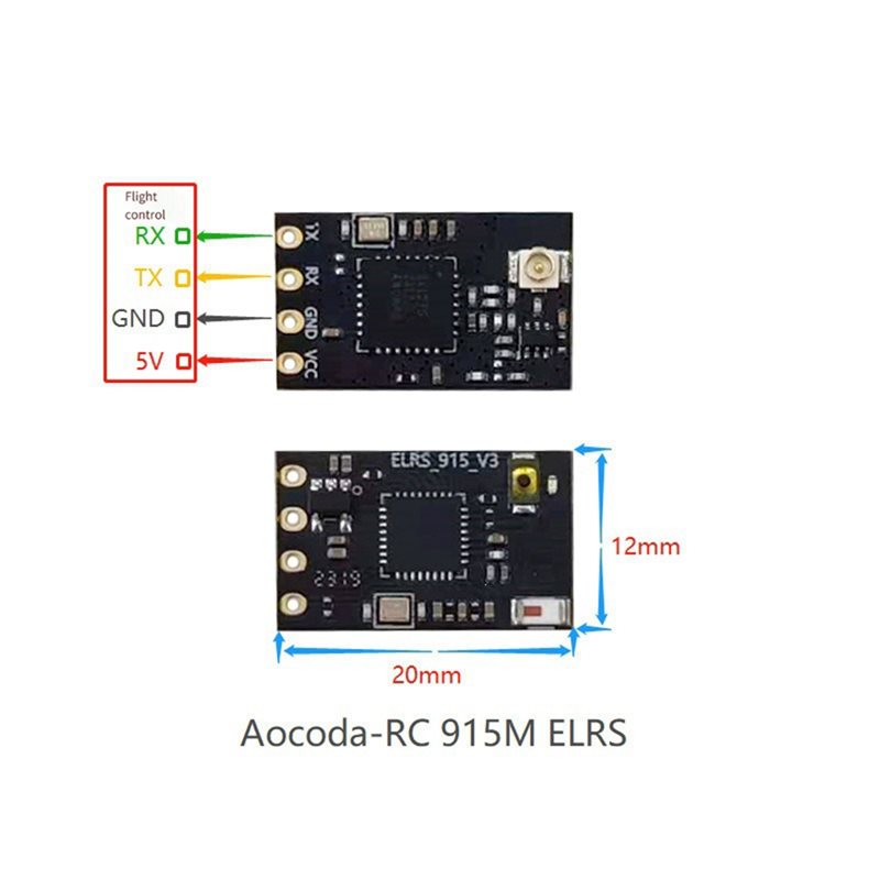 Odbiornik ExpressLRS B27B 915M – Drone Racing Antenna recenzja i cena